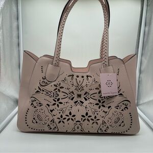 Nanette Lapore Blush Filigree Shoulder Bag / Satchel NWT